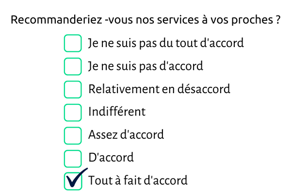 echelle de likert 7 points
