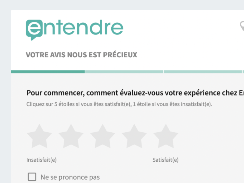 questionnaire entendre