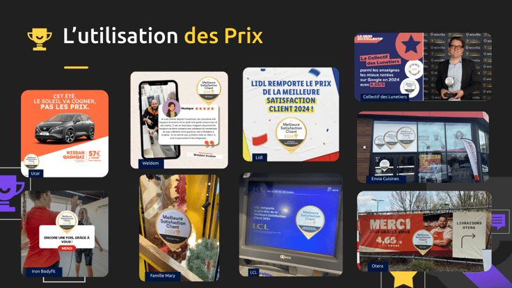 slide utilisation des prix