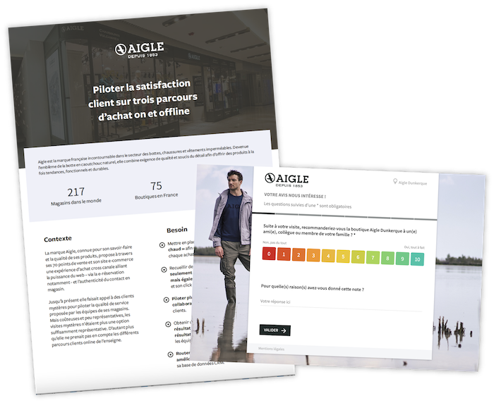 cas client Aigle WizVille